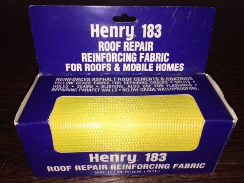 Henry 183 Roof Repair Reinforcing Fabric 12.5 Sq. FT. (6&#034; x 25 FT.)