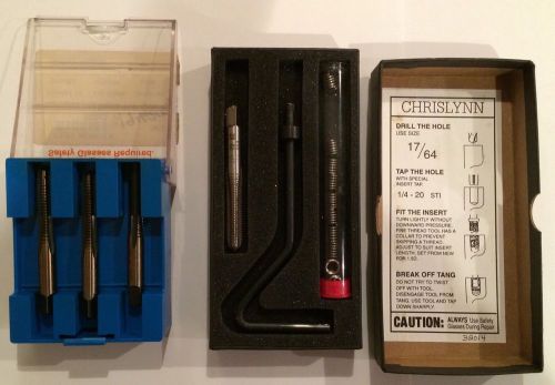 PreCoil 1/4-20 Professional Tread Repair Kit plus 5/16-18 Hand Tap Set