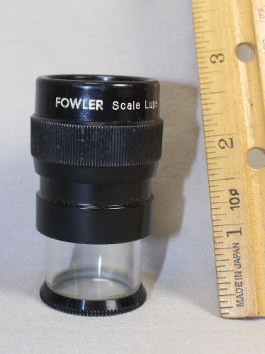 FOWLER SCALE LUPE 7X MAGINFICATION MICROSCOPE MEASURING COMPARATOR