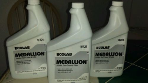 Ecolab stainless cleaner and polish