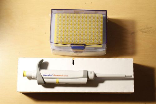 Eppendorf Research Plus 10-100ul pipette and tips