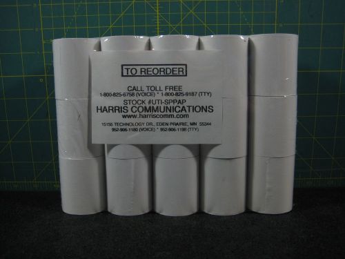 LOT of 15 Rolls HARRIS Ultratec 2-1/4 TTY Printer Paper UTI-SPPAP Ultratec Print