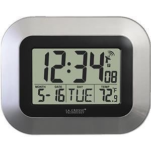 Lacrosse technology wt-8005u-s digital atomic wall clock-digital atomic clock for sale
