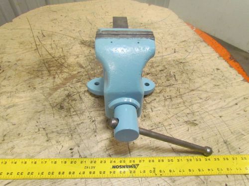 American Red Seal 5-1/4&#034; Jaw Machinist Bench Vise Opens To 10&#034; Stationary Base
