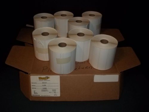8 Rolls of WASP Direct Thermal Barcode 1,375 Labels per roll. 3.5 X 1 Rectangle