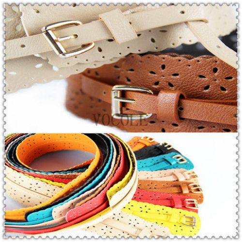 Fashion Ornament Hollow Out  Leather Wide Waist Belt Waistband Lady Gift