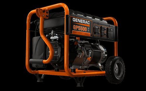 Generac GP5500 Portable Gasoline Generator SN 7594998A