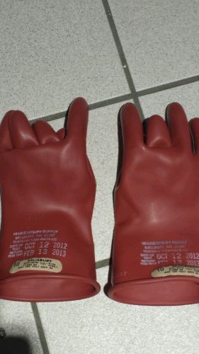 Salisbury electrical gloves size 10 class 00 type 1 for sale