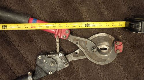 HK Porter 8690FSK 27-1/2&#034; Ratchet-type, Soft Cable Cutter, 2&#034; Capacity