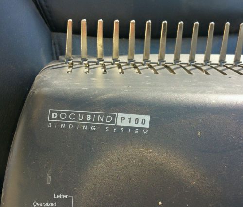 Docubind p100 gbc comb binding machine