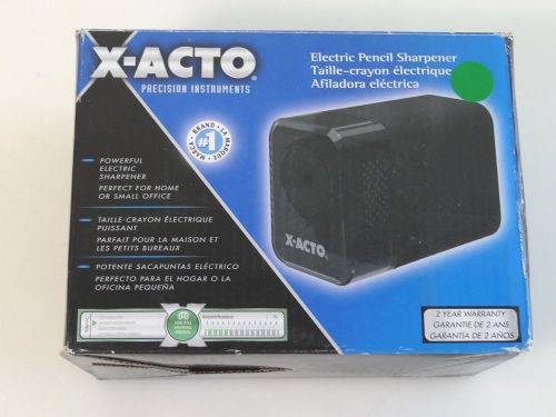 X-Acto Electric Pencil Sharpener Black School Classroom Business Office Desktop