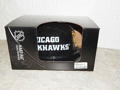 NEW Chicago Blackhawks Hard Hat Black Hawks NHL Hockey Hard Hat NEW IN BOX