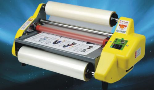 13&#034; Laminator Four Rollers Hot Roll Laminating Machine 220V A3 Paper 330mm