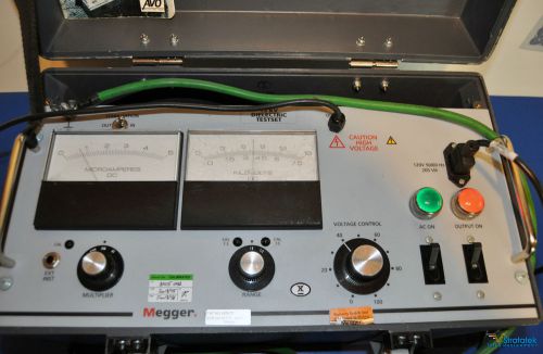 Megger Biddle 15kV Dielectric Strength Tester Hipot Cat 220015 NIST Calibrated