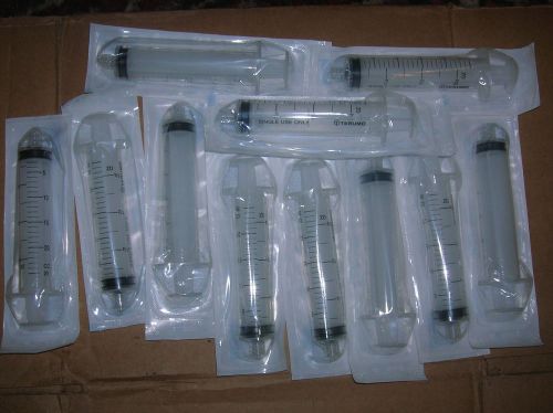 LOT OF 10 20CC SYRINGES LUER-LOK TIP WITHOUT NEEDLES
