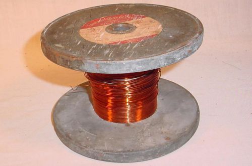 SPOOL VINTAGE GENERAL ELECTRIC FORMEX .0253 COPPER MAGNET WIRE