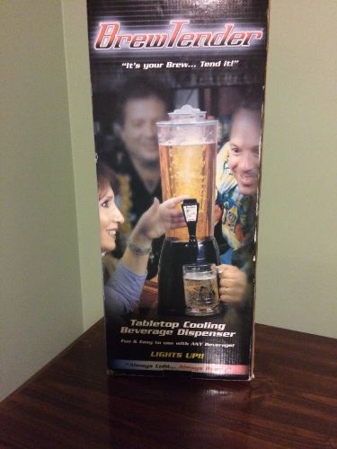 The BrewTender Tabletop Beer &amp; Beverage cooling Dispenser ice and lights!!