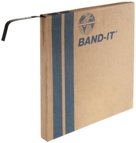 BAND-IT Coated Band, AE4339, 316 Stainless Steel, 3/8&#034; wide x 0.045&#034; thick with