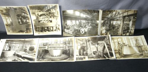 Lot Of 8 Photographs York Safe Co Factory Floor LOCKSMITH Bank Vault Doors