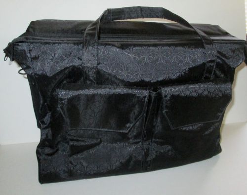 Avon representative large jewelry carry storage show bag tote zipper lots pocket for sale