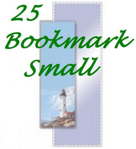 BOOKMARK SMALL 25 PK Laminating Laminator Pouch Sheets 5 Mil. 2-1/8 x 6