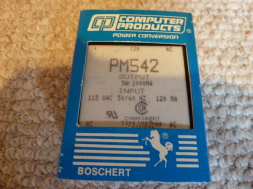 *NEW* Computer Products PM542 potted power supply 5 volt 1000ma boschert
