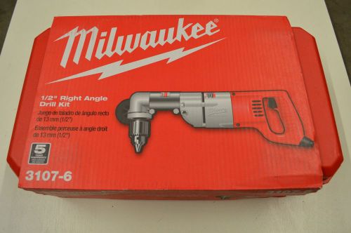 Milwaukee 1/2 in. Heavy Right-Angle Drill Kit with Case 3107-6 New!!!
