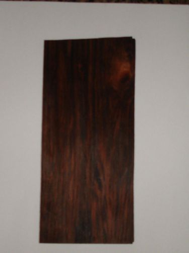 ONE  RARE BRAZILIAN  ROSEWOOD VENEER =CITES PRE BAN OVER 60 YEARS OLD 1/32 NOS S