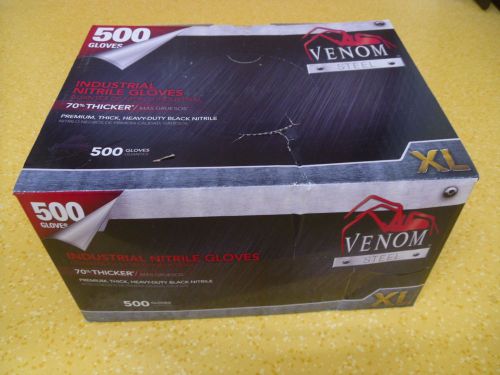 Venom steel glove - Extra Large XL - 500 count cube -brand new  VEN6544