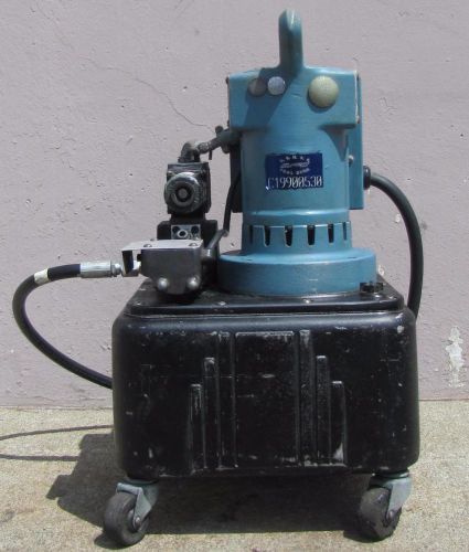 Amp inc. electric hydraulic pump greenlee enerpac spx power team for sale