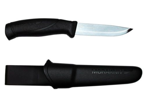 Morakniv Companion Fixed Blade Sandvik Stainless Steel, 4.1&#034; Black