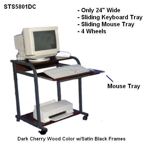 STS5801 24&#034; Wide Compact Computer Desk