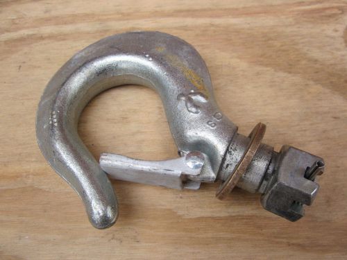 D L P35 HOOK FOR CHAIN HOIST WITH 3/4&#034; DIAMETER THREADED MOUNTING SHANK