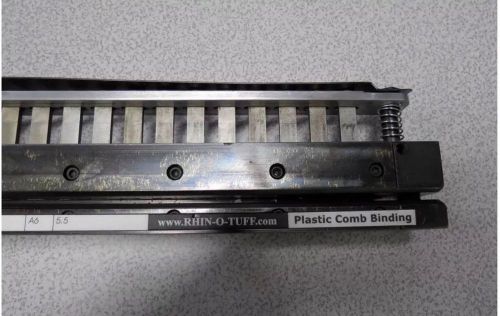 PDI Rhin-O-Tuff OD4000 OD4012 Plastic Comb Die 04235A GBC Style Comb