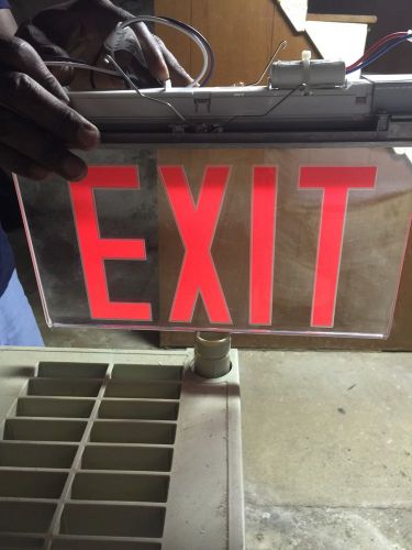 Prestige X40 Series Edge-lit Recessed Ceiling-mount Only Exit Sign