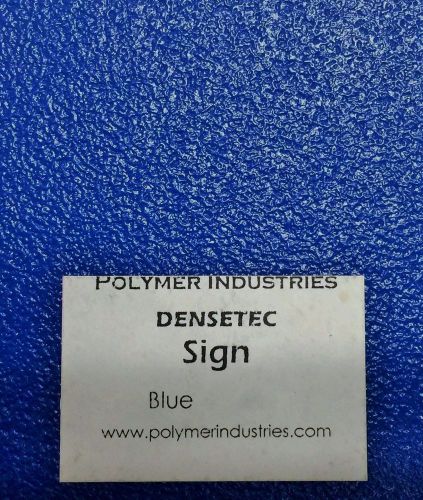 1/2&#034; blue playground engraving plastic textured uv hdpe sheet .500&#034; x 15&#034; x 48&#034; for sale