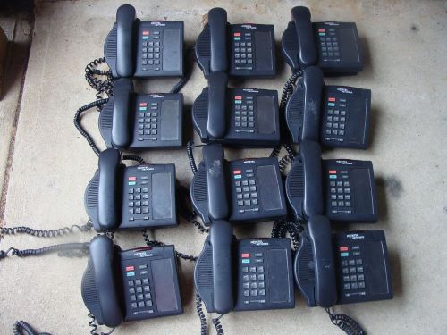 Lot of 12 Nortel Networks NTMN31BB70 Charcoal Telecom Telephone Phone M3901