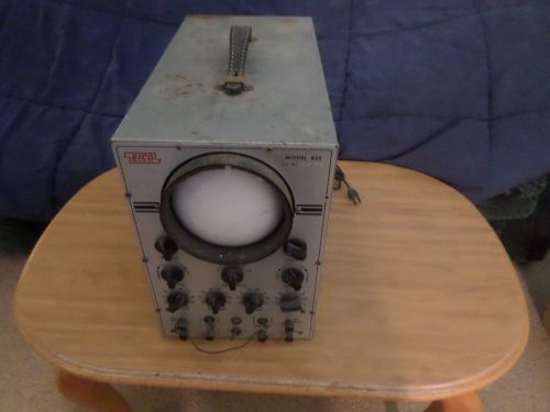 Nice Vintage Rare EICO Model 425 Oscilloscope Electrical Testing Tool Repair USA