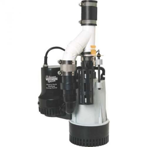 Combo Sump Pump System 1/2Hp Basement Watchdog Pumps and Equipment BW4000