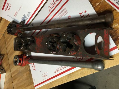 Reed manufacturing company double ratchet pipe threader w/ dies for sale