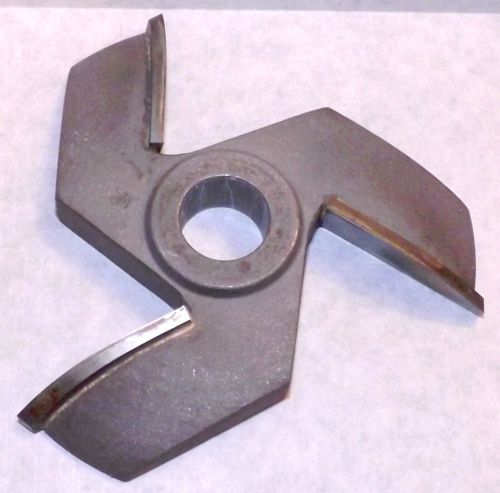 SY Industrial 3 WING CARBIDE TIPPED SHAPER CUTTER 3/4&#034; Bore 4 3/8&#034; Diameter