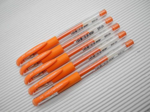 (10 pens) Uni-Ball Signo DX UM-151 0.38mm ultra fine gel roller ball pen Orange