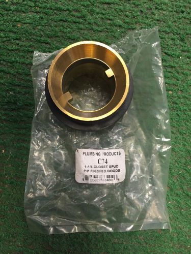 Plumbing products  1-1/4&#034; closet spud c74 for sale