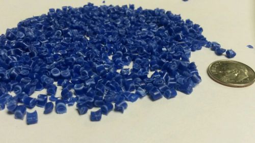15 lbs bright blue polypropylene resin pellets