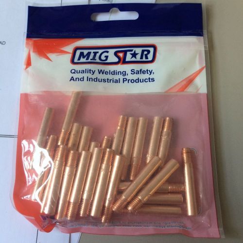 25 Contact Tips Mig Star .035&#034; P/N MS1435 NEW Mig Welding Contact Tips 25 Pack