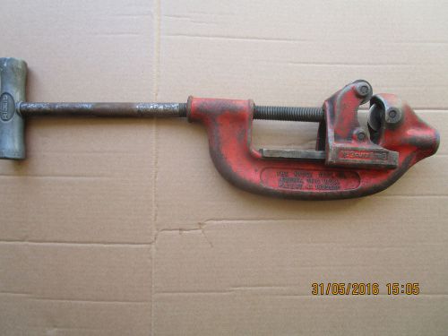 RIDGID  1 to 3 inch PIPE CUTTER USED  WORKS FINE   #3