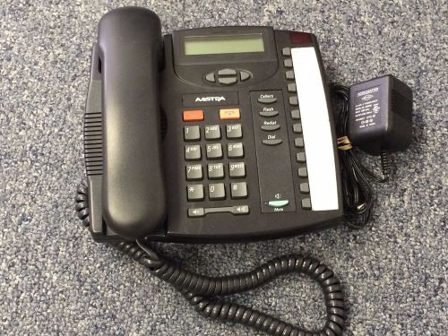 Aastra Model 9116LP Telephone Charcoal A1265-0000-10-05 Caller ID Single Line