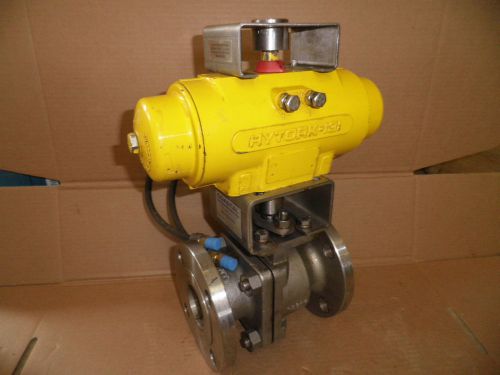 Hytork 131 actuator &amp; 2” ss ball valve api-6d-150 for sale