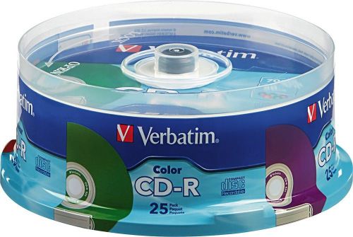 Verbatim 700MB up to 52x Compact Disc CD-R 25 Pack Life Series