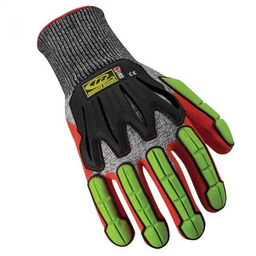 Ringers Cut Resistant Gloves, XL, Black/Hi-Vis, PR